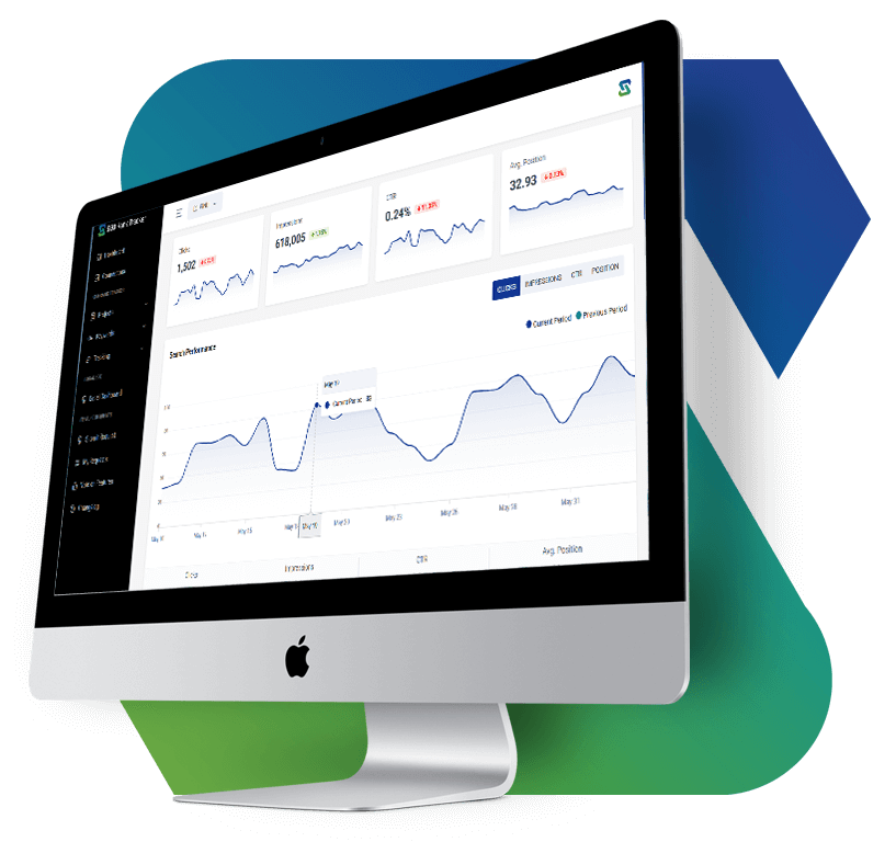 seo rank tracker dashboard hero nobk
