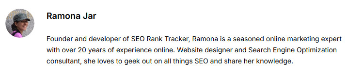 sample author bio