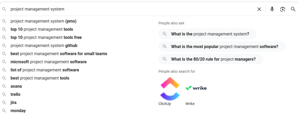google autosuggest